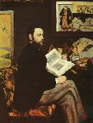 Edouard Manet Portrait of Emile Zola France oil painting reproduction